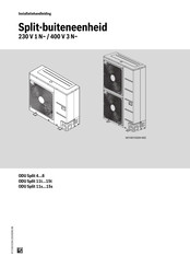 Bosch ODU Split 15s Installatiehandleiding