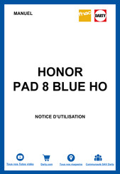 honor PAD 8 Snelstartgids