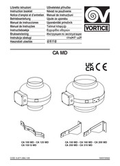 Vortice CA 100 MD Instructieboekje