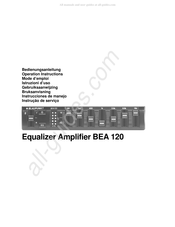 Blaupunkt BEA 120 Gebruiksaanwijzing