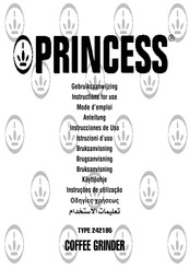 Princess 242195 Gebruiksaanwijzing
