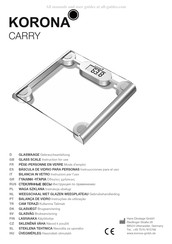 Korona CARRY Gebruikshandleiding