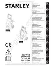 Stanley SXPW14E Vertaling Van De Originele Gebruiksaanwijzing