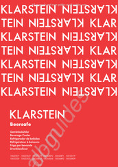 Klarstein 10027671 Handleiding