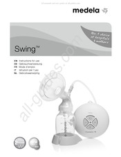 Medela Swing Gebruiksaanwijzing