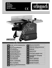 Scheppach 5902204901 Handleiding