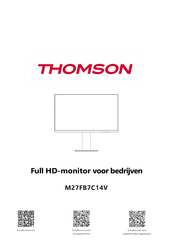 THOMSON M27QG5Y14 Handleiding