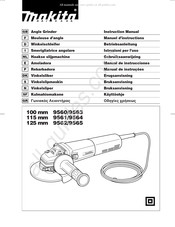 Makita 9563 Gebruiksaanwijzing