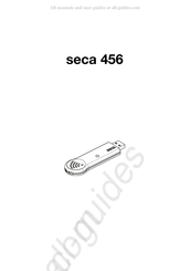 Seca 456 Handleiding