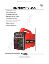 Lincoln Electric INVERTEC V145-S Gebruiksaanwijzing