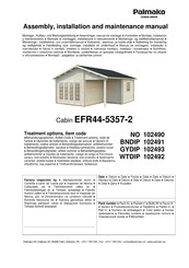 Lemeks Palmako EFR44-5357-2 Handleiding