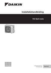 Daikin R32 Split RXF35F5V1B Installatiehandleiding