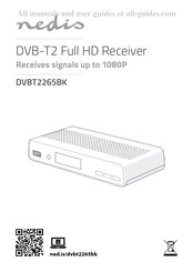 nedis DVBT2265BK Verkorte Handleiding