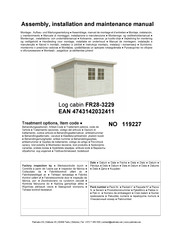 Palmako FR28-3229 Handleiding Voor Installatie En Onderhoud