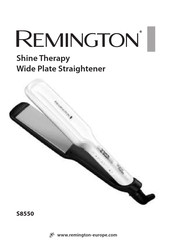 Remington Shine Therapy S8550 Handleiding