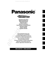 Panasonic NN-CD757 Gebruiksaanwijzing