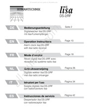 HumanTechnik lisa DS-2/RF Gebruiksaanwijzing