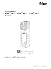 Dräger MQG 02 0 Series Gebruiksaanwijzing