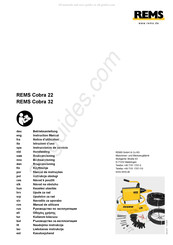 REMS Cobra 32 Handleiding