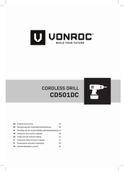 VONROC CD501DC Vertaling Van De Oorspronkelijke Gebruiksaanwijzing