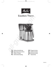 Melitta Excellent Therm Gebruiksaanwijzing