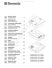 Dometic ORIGO E100 Gebruiksaanwijzing