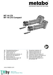 Metabo MT 18 LTX Originele Gebruikershandleiding