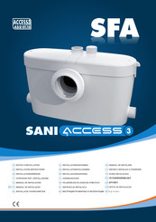 SFA Saniaccess 3 Installatievoorschriften