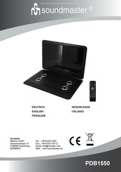 SOUNDMASTER PDB1550 Handleiding