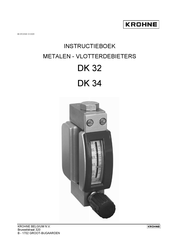 KROHNE DK34 Instructieboekje