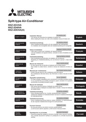 Mitsubishi Electric MXZ-2D53VA Installatiehandleiding