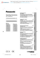 Panasonic CS-DE35TKE Handleiding