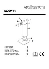 Velleman GASMT1 Handleiding