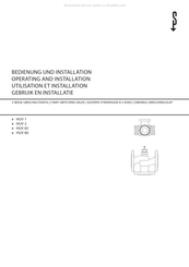 Stiebel Eltron HUV 65 Instructies Voor Gebruik En Installatie