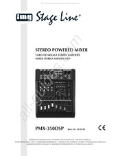 IMG STAGELINE PMX-350DSP Gebruiksaanwijzing