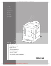 Siemens TE503 RW Series Gebruiksaanwijzing