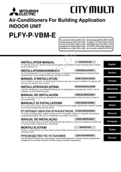 Mitsubishi Electric City Multi PLFY-P VBM-E Series Installatiehandleiding