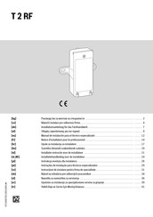 Bosch T 2 RF Installatiehandleiding