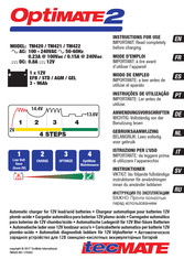 TecMate TM421 Gebruiksaanwijzing