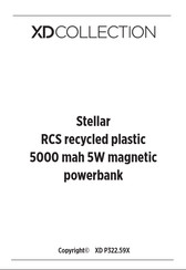 XD COLLECTION Stellar P322.59 Series Handleiding
