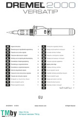 Dremel Versatip 2000 Vertaling Van De Originele Gebruiksaanwijzing