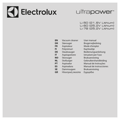 Electrolux Ultrapower Li-78 Gebruikershandleiding