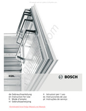 Bosch KGN39H96 Gebruiksaanwijzing