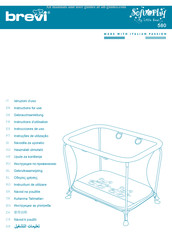Brevi Soft&Play 580 Gebruiksaanwijzing