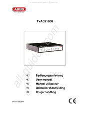 Abus TVAC21000 Gebruikershandleiding