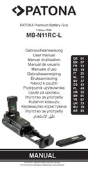 PATONA MB-N11RC-L Gebruiksaanwijzing