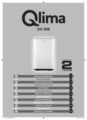 Qlima DD 808 Gebruiksaanwijzing