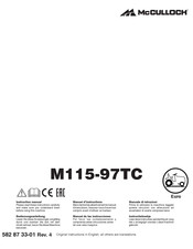 McCulloch M115-97TC Instructieboekje