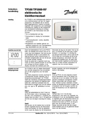 Danfoss TP5000-RF Gebruikershandleiding