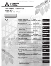 Mitsubishi Electric MSZ-GF60VE Bedieningsinstructies
